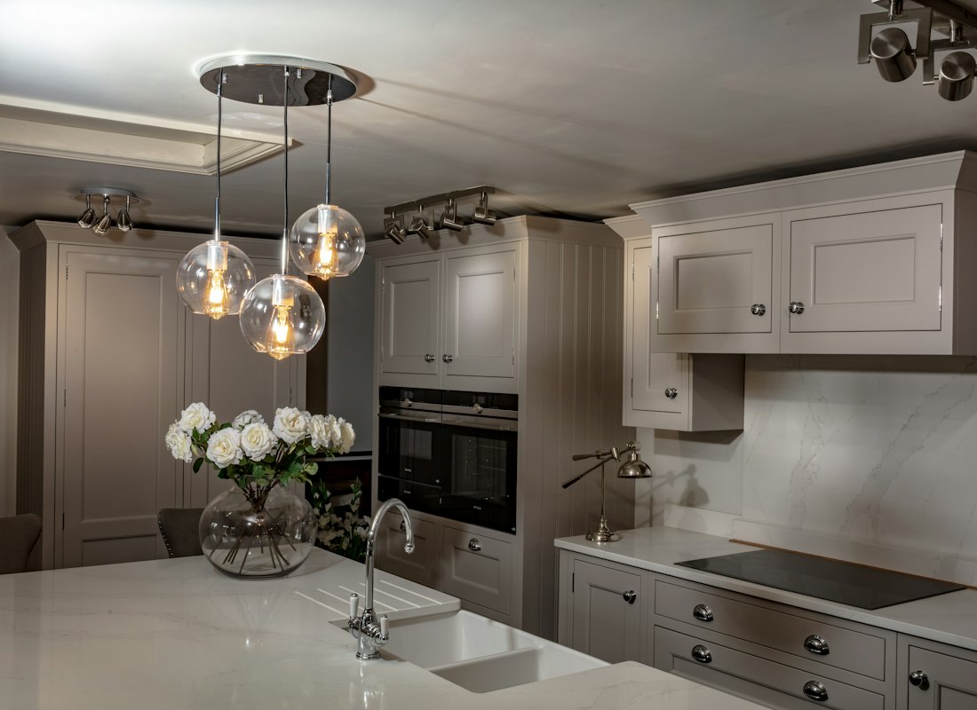 Sfeerverlichting in open keuken