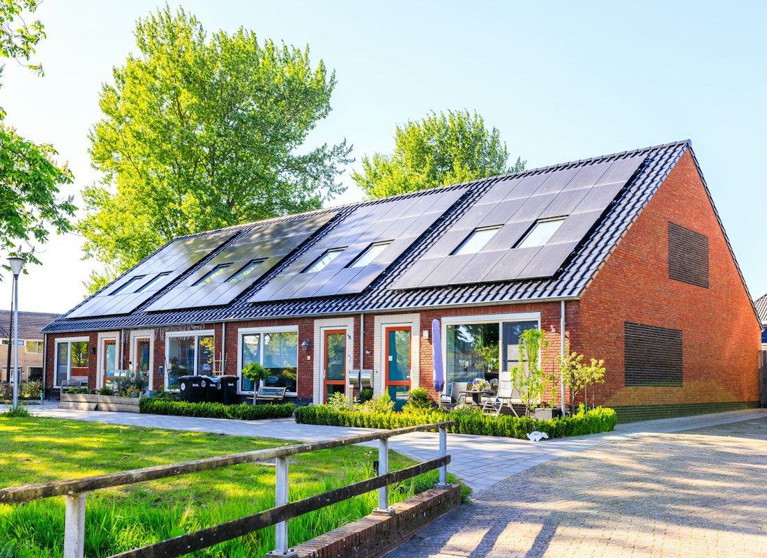 16 panelen op nieuwbouwwoning